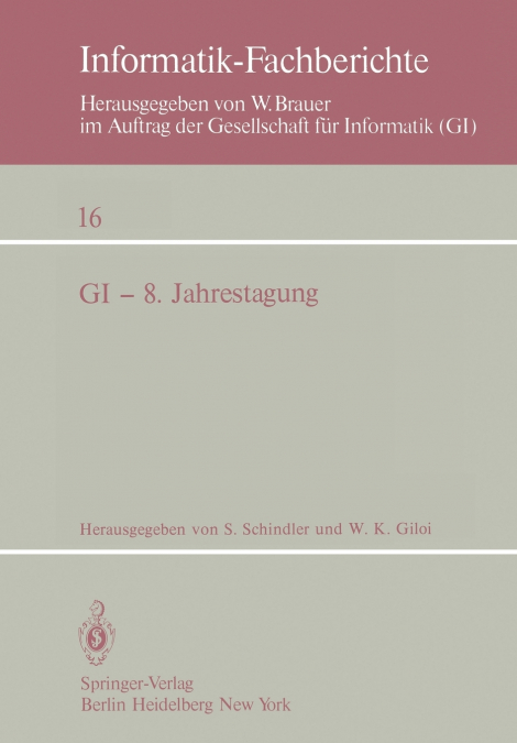 GI - 8. Jahrestagung