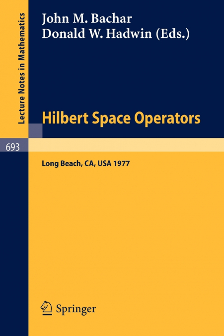 Hilbert Space Operators