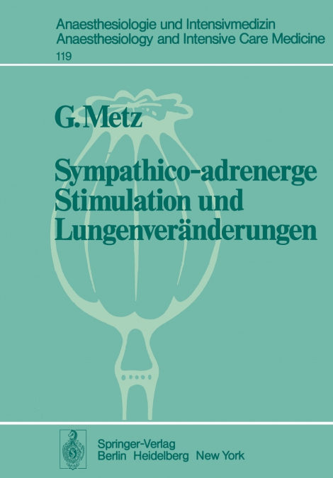 Sympathico-Adrenerge Stimulation Und Lungenveranderungen