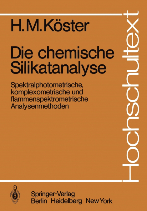 Die chemische Silikatanalyse
