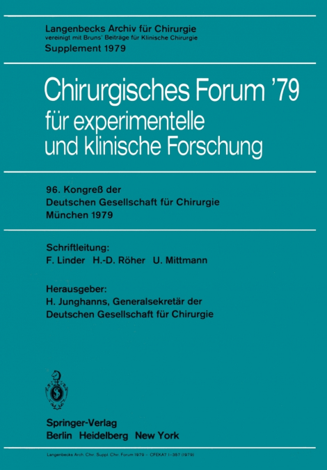 Chirurgisches Forum ’79
