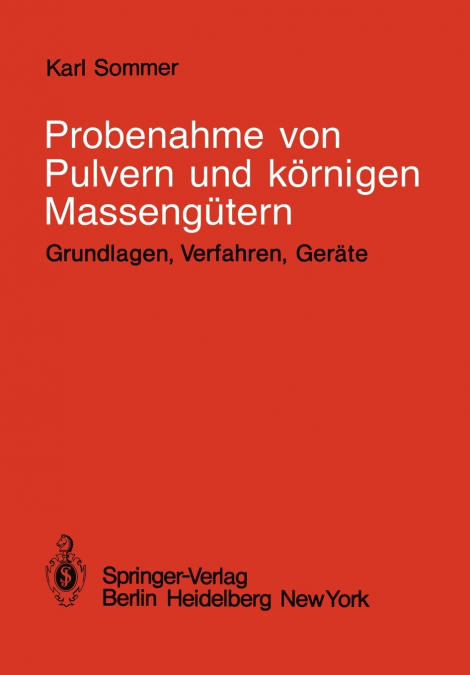 Probenahme von Pulvern und körnigen Massengütern