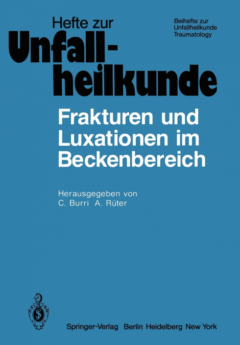 Frakturen und Luxationen im Beckenbereich