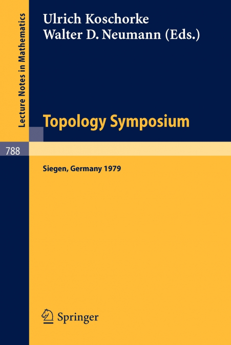Topology Symposium Siegen 1979