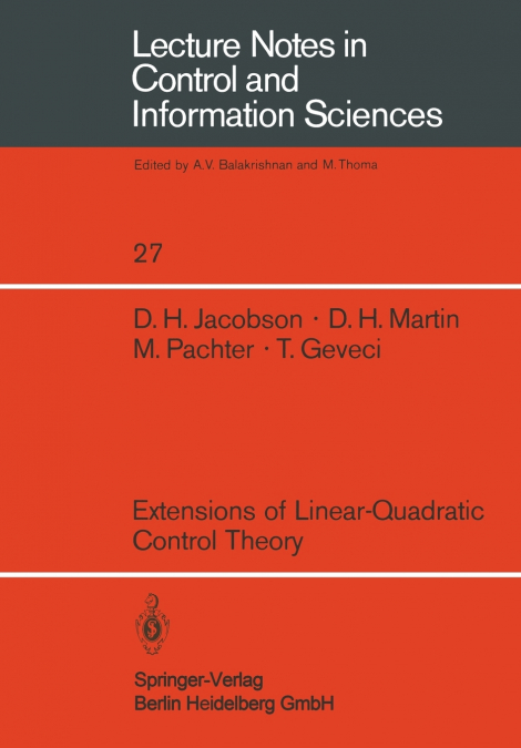 Extensions of Linear-Quadratic Control Theory