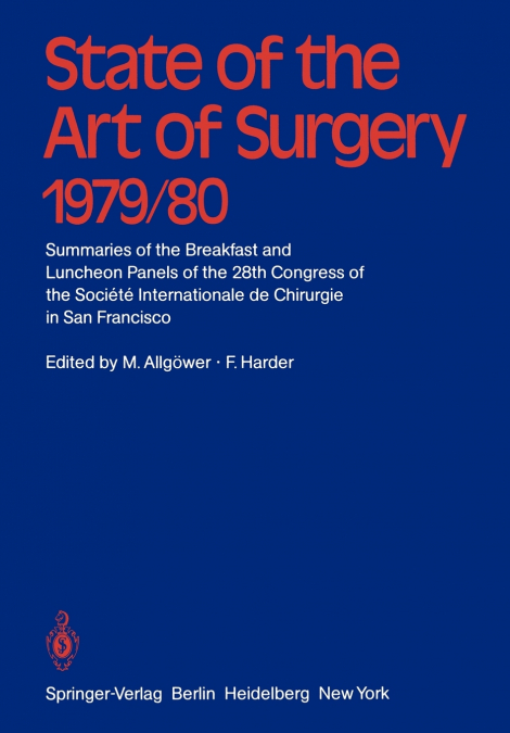 State of the Art of Surgery 1979/80