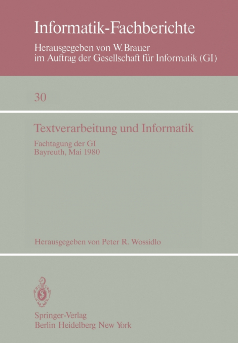 Textverarbeitung und Informatik