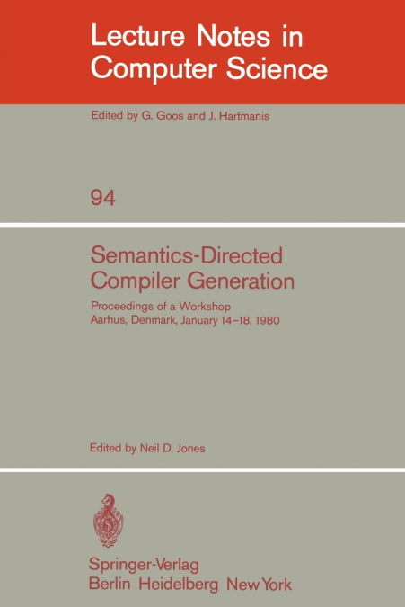 Semantics-Directed Compiler Generation