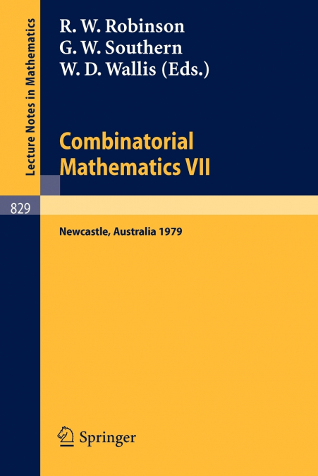 Combinatorial Mathematics VII