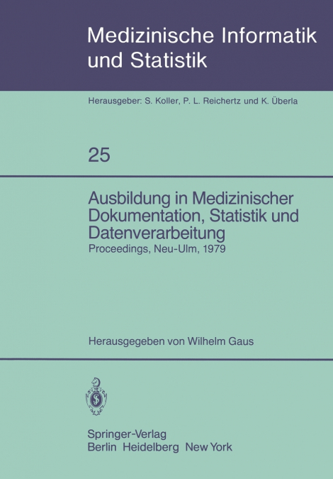 Ausbildung in Medizinischer Dokumentation, Statistik Und Datenverarbeitung