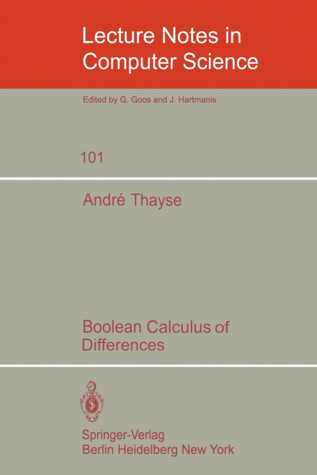 Boolean Calculus of Differences