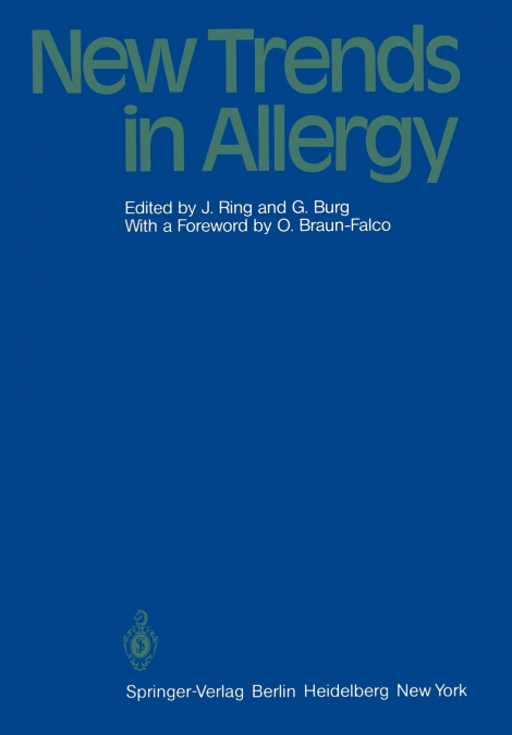 New Trends in Allergy