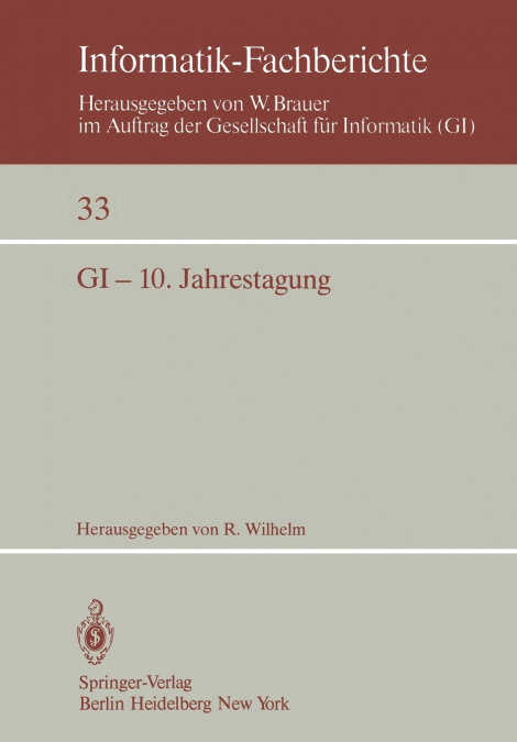 GI - 10. Jahrestagung