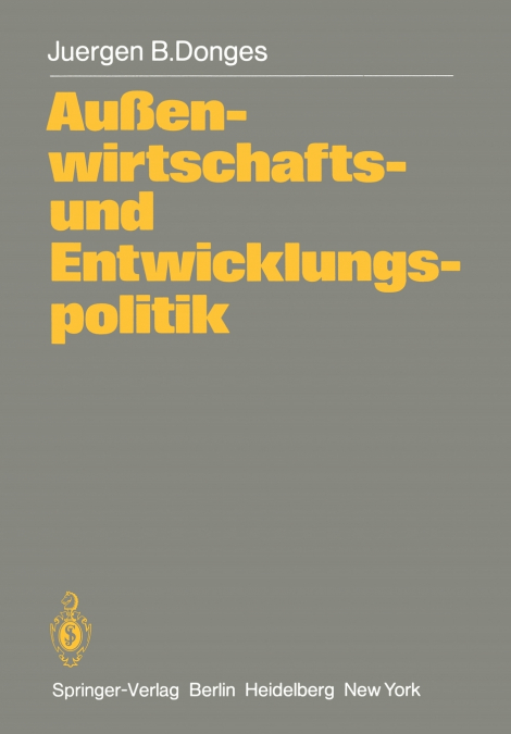 Außenwirtschafts- und Entwicklungspolitik