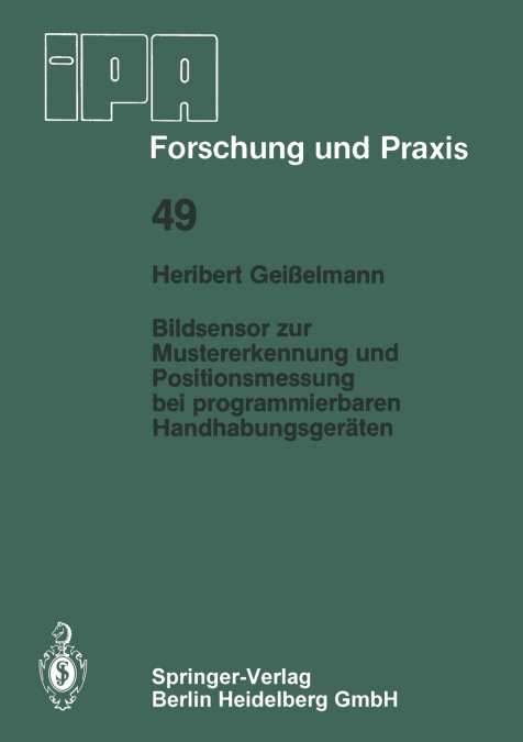 Bildsensor zur Mustererkennung und Positionsmessung bei programmierbaren Handhabungsgeräten