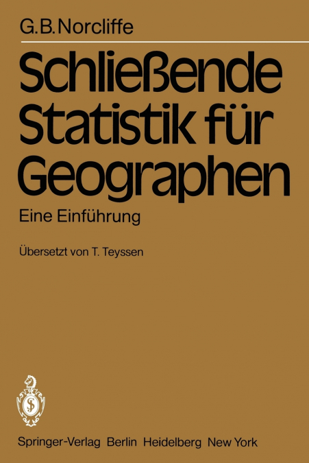 Schliessende Statistik Fur Geographen