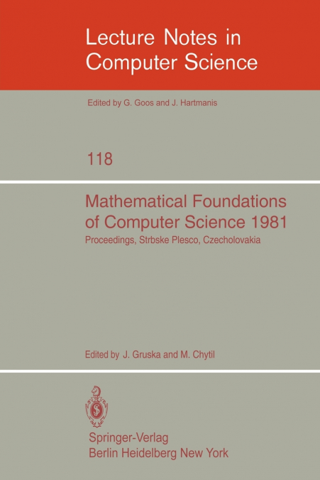 Mathematical Foundations of Computer Science 1981