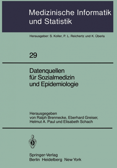 Datenquellen für Sozialmedizin und Epidemiologie