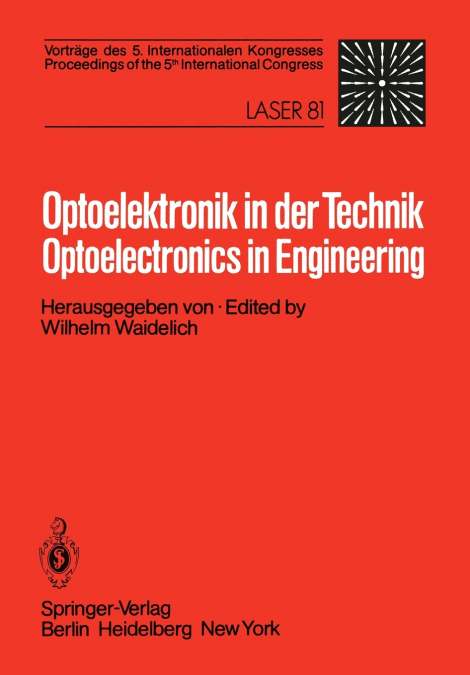 Optoelektronik in der Technik / Optoelectronics in Engineering