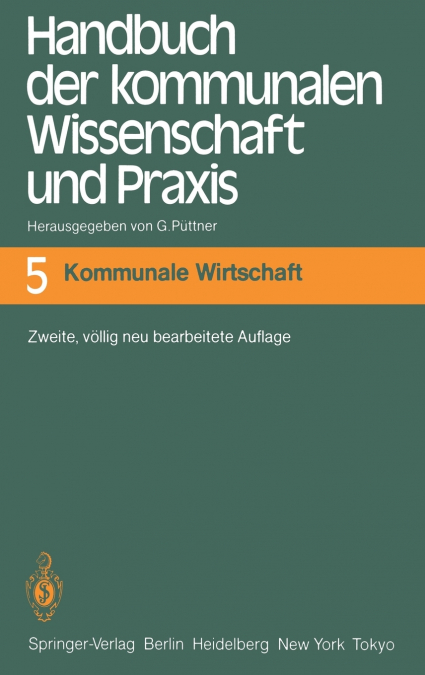 Handbuch der kommunalen Wissenschaft und Praxis