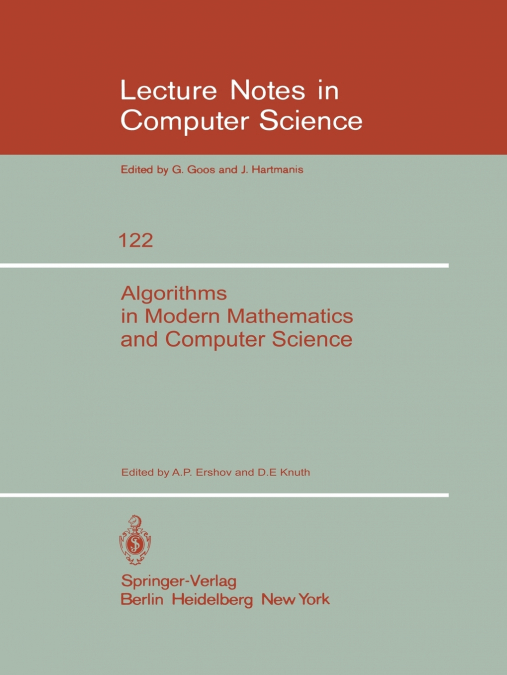 Algorithms in Modern Mathematics and Computer Science