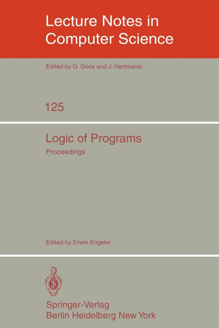 Logic of Programs
