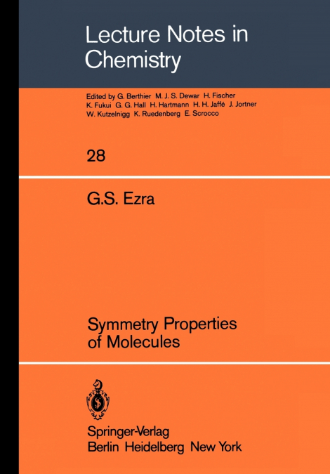 Symmetry Properties of Molecules
