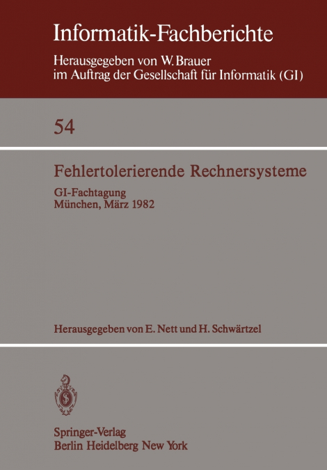Fehlertolerierende Rechnersysteme