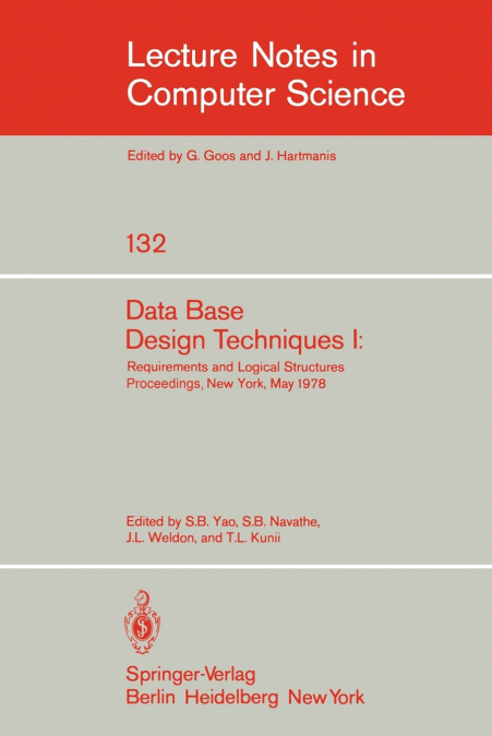 Data Base Design Techniques I