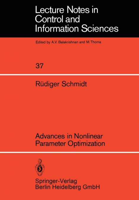 Advances in Nonlinear Parameter Optimization
