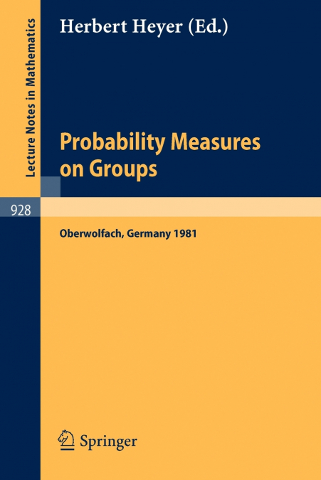 Probability Measures on Groups