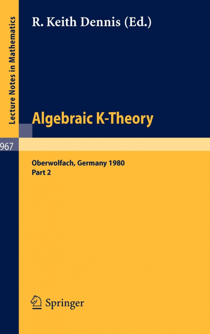 Algebraic K Theory