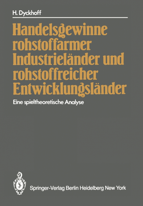 Handelsgewinne rohstoffarmer Industrieländer und rohstoffreicher Entwicklungsländer