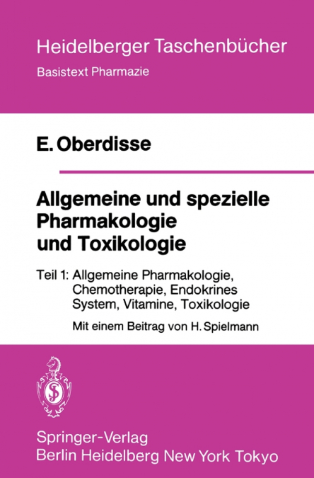Allgemeine und spezielle Pharmakologie und Toxikologie