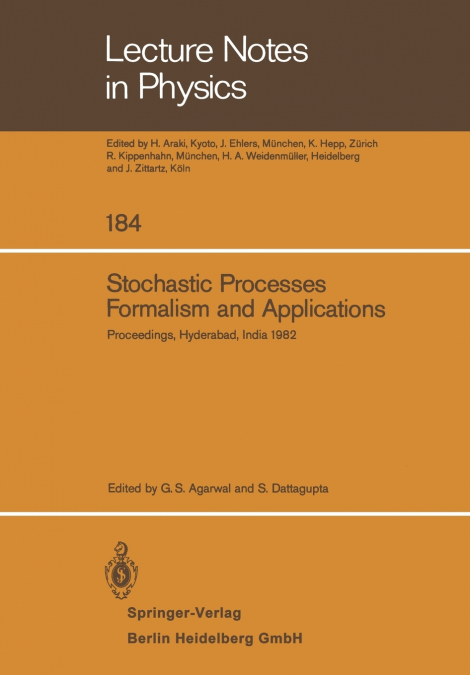Stochastic Processes, Formalism and Applications