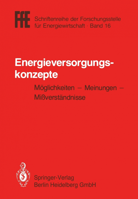 Energieversorgungskonzepte