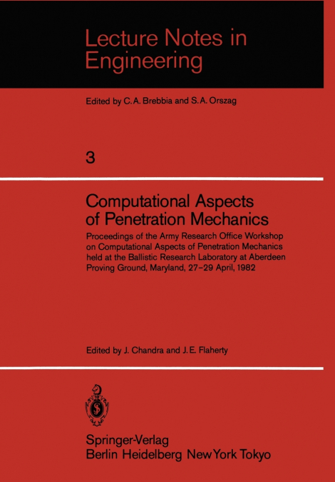 Computational Aspects of Penetration Mechanics
