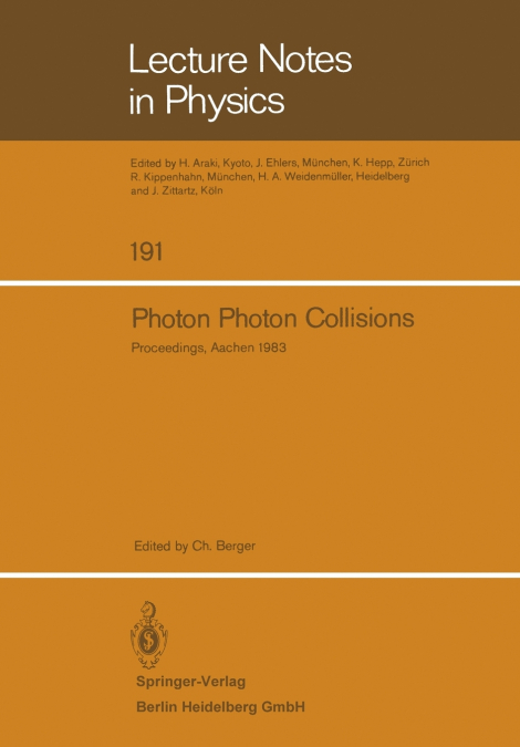 Photon Photon Collisions