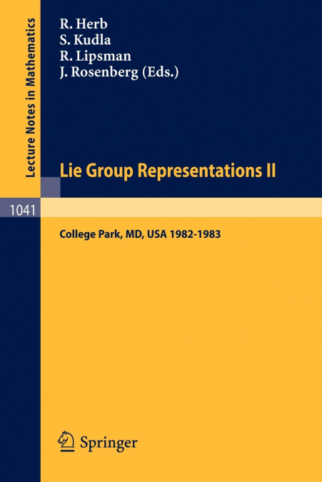 Lie Group Representations II
