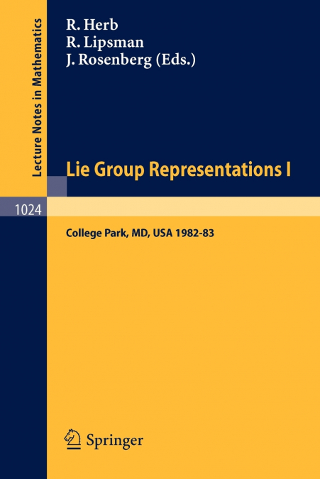 Lie Group Representations I