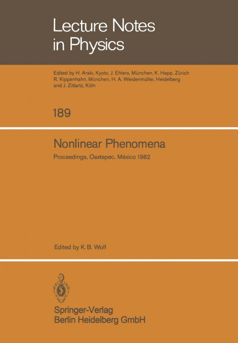 Nonlinear Phenomena