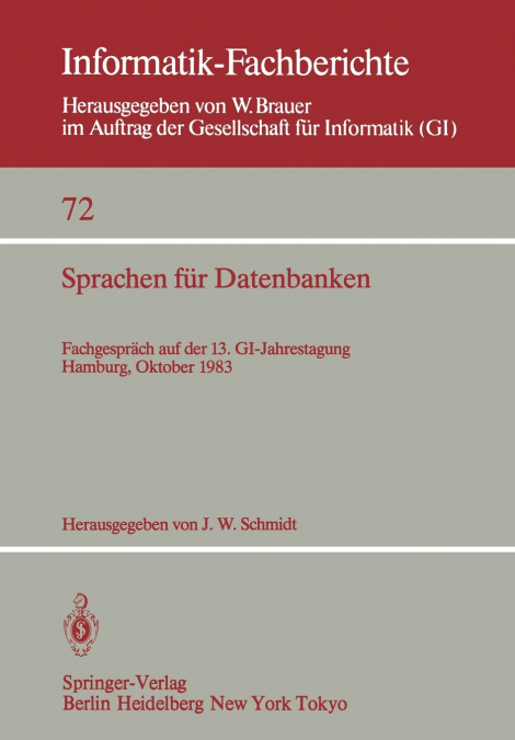 Sprachen für Datenbanken