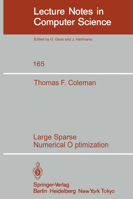Large Sparse Numerical Optimization