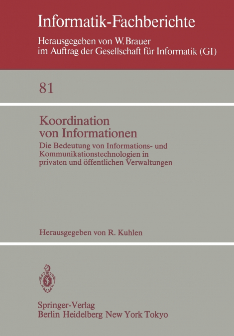 Koordination von Informationen
