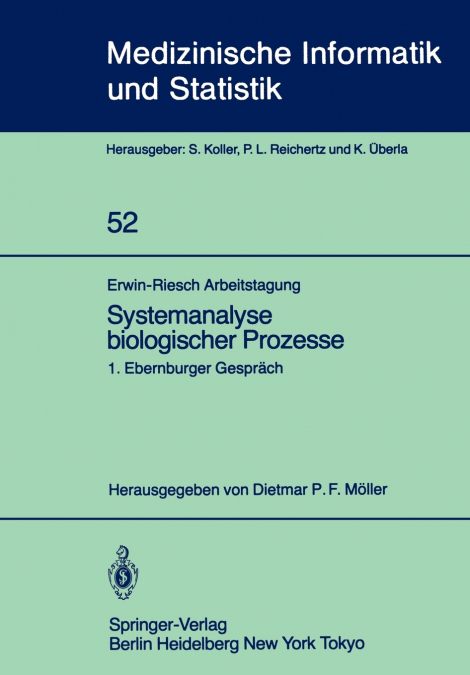 Erwin-Riesch Arbeitstagung Systemanalyse biologischer Prozesse