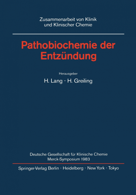 Pathobiochemie der Entzündung