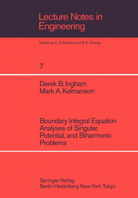 Boundary Integral Equation Analyses of Singular, Potential, and Biharmonic Problems