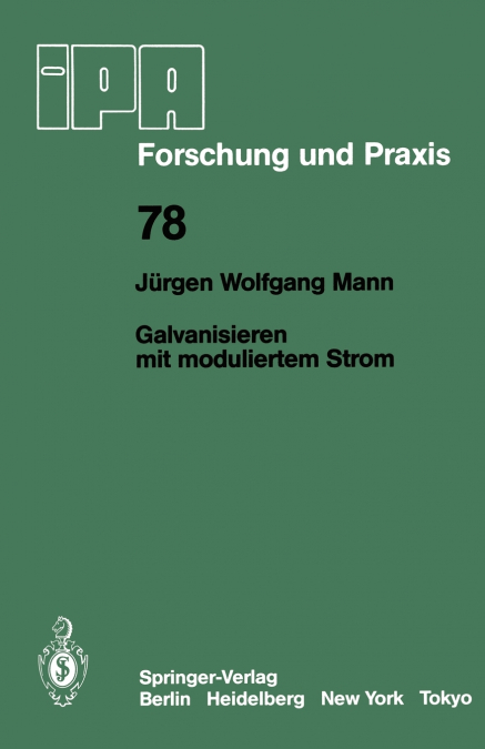 Galvanisieren Mit Moduliertem Strom