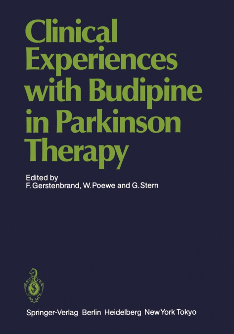 Clinical Experiences with Budipine in Parkinson Therapy