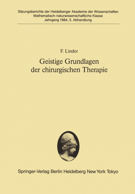 Geistige Grundlagen Der Chirurgischen Therapie